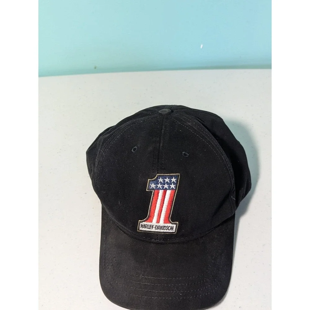 Harley-Davidson Adjustable Hat Made In USA 2003 Vintage - Picture 11 of 16